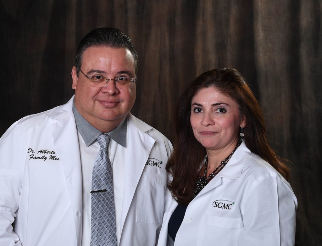 Dr. Alberto Garcia and Dr. Vera Garcia