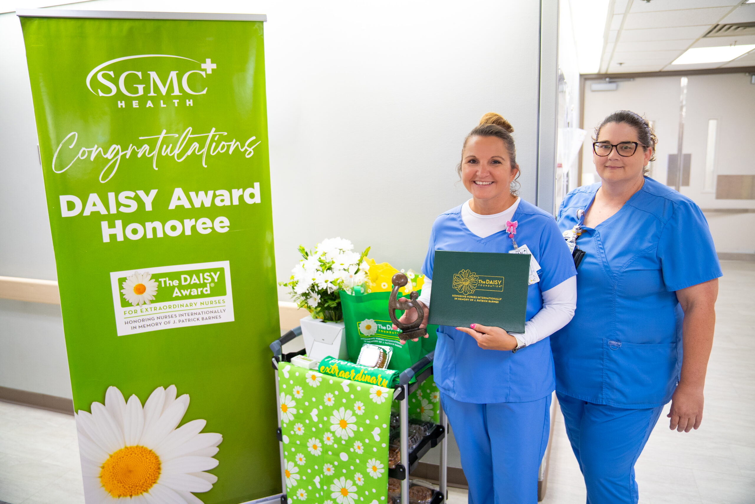 SGMC Health Honors Infinger with DAISY Award for Extraordinary Nursing